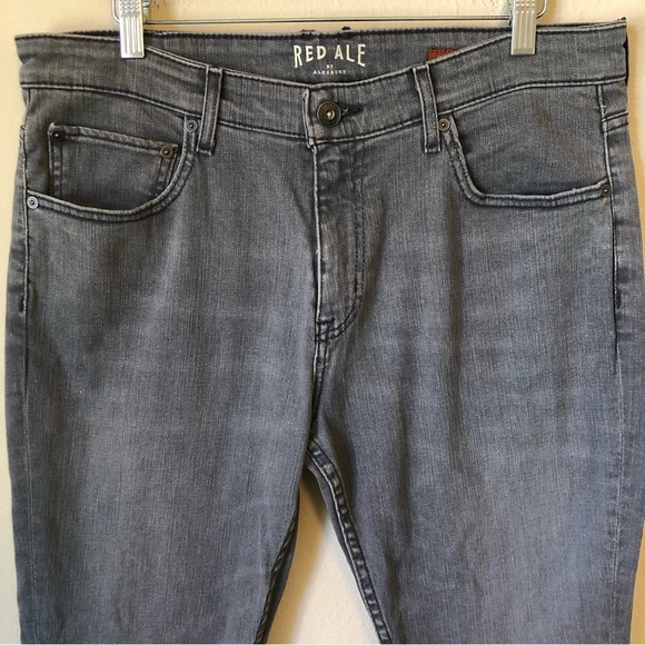 Red Ale Jeans Red Ale Jeans Mens 34 Short Gray Denim Slim Leg Fit